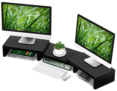 TAVR Dual Monitor Stand Riser