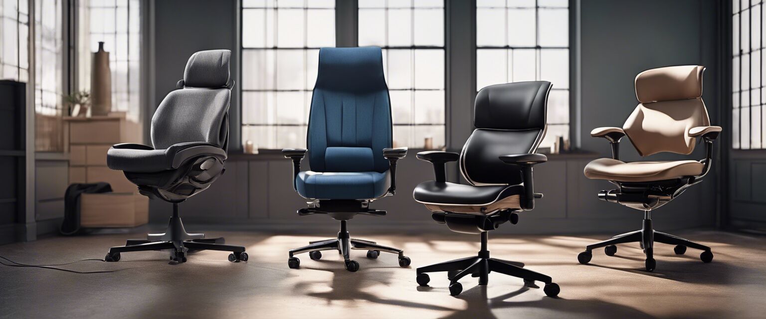 Comparison of ergonomic chairs