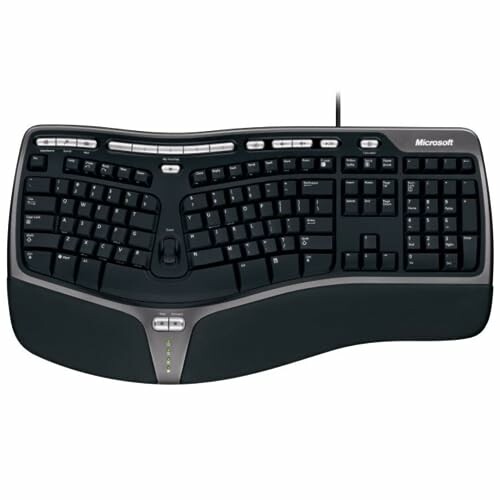 Ergonomic computer keyboard with a split design
