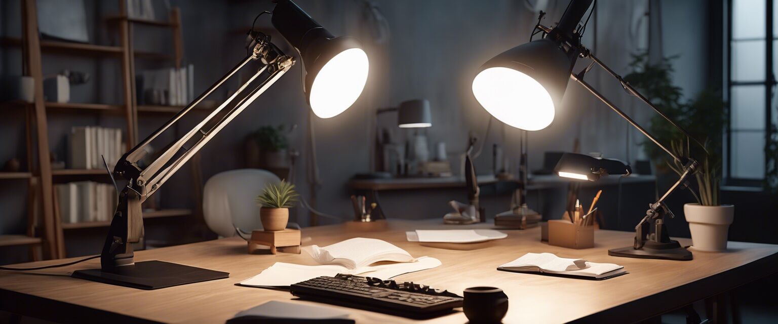 Ergonomic lighting setup