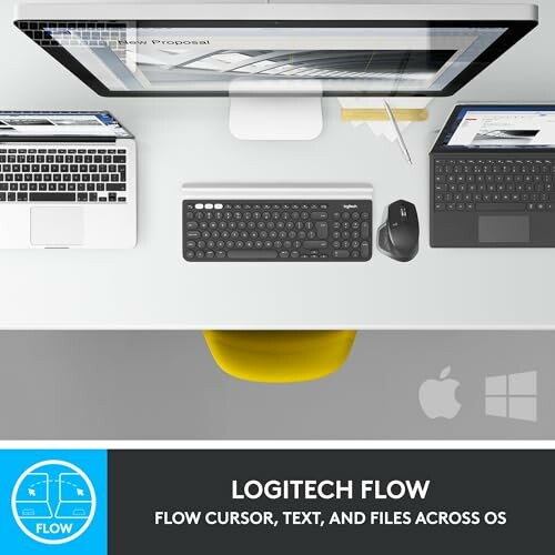 Logitech Flow setup with multiple devices and operating systems
