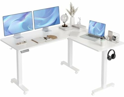 Claiks L Shaped Standing Desk