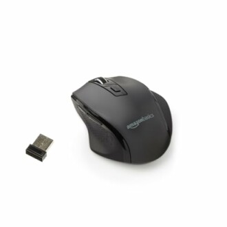 Amazon Basics Ergonomic Wireless Mouse